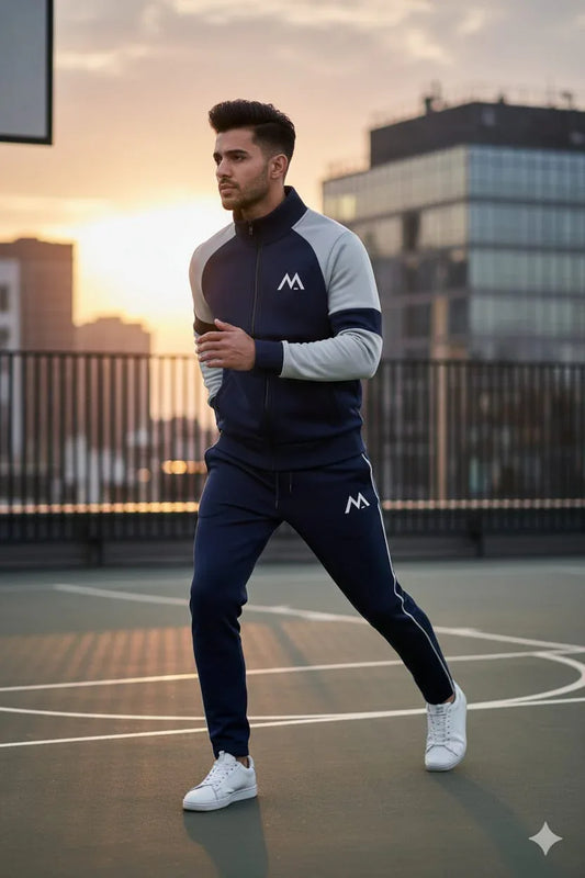 Sticherz Blue Tracksuit – Micro Fleece Hot & Warm - Sticherz