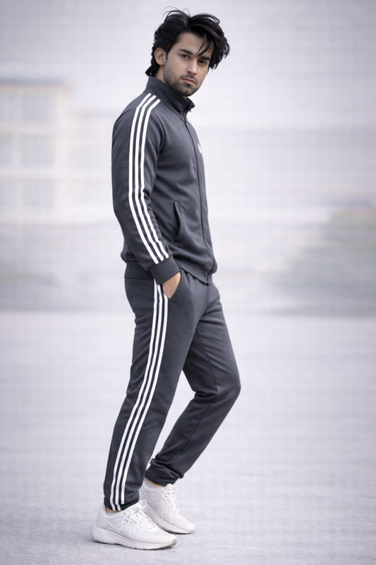 Adidas Grey Tracksuit – Micro Fleece Hot & Warm