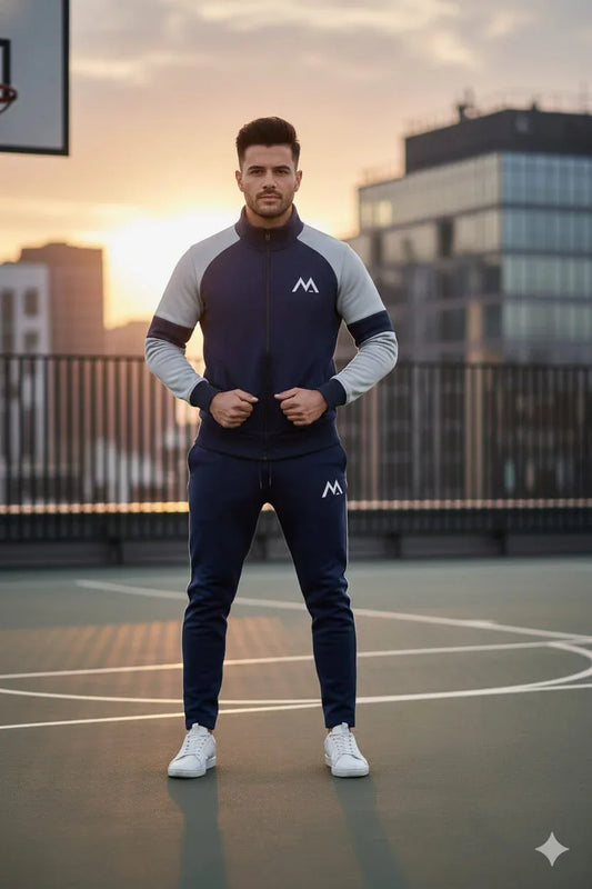 Sticherz Blue Tracksuit – Micro Fleece Hot & Warm - Sticherz