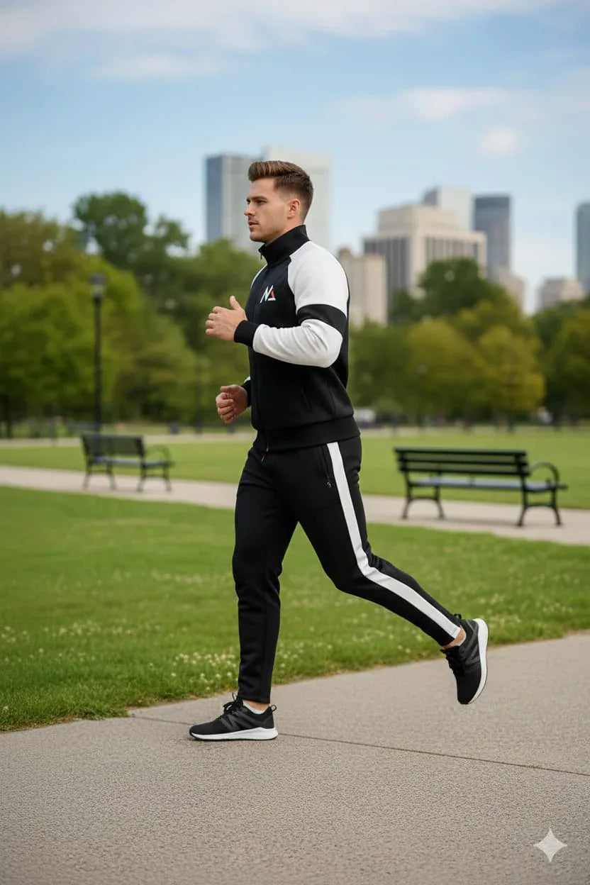 Sticherz Black Tracksuit – Hot & Warm Winter Wear - Sticherz