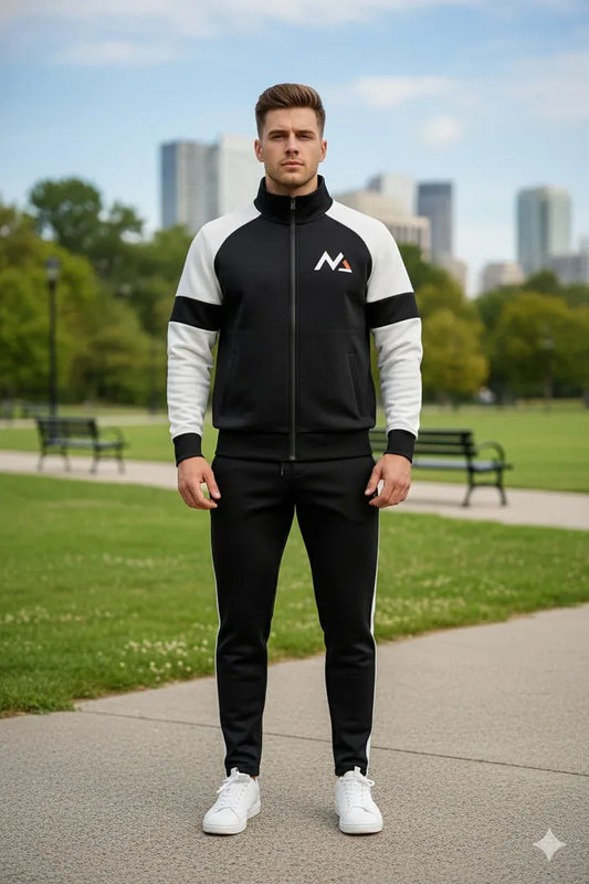 Sticherz Black Tracksuit – Hot & Warm Winter Wear - Sticherz